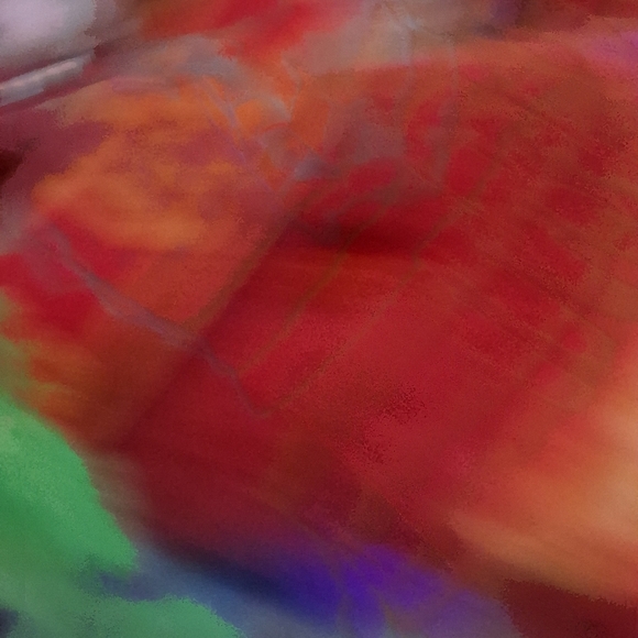 UGG Multicolor Yeal CalinRainbow  Fluffy Slippers 10 NWOT - Picture 5 of 7